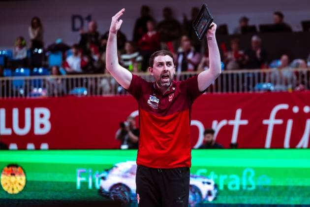 VBL Volleyball-Bundesliga; SC Potsdam - VfB Suhl LOTTO Thüringen; PlayOffs, 24.03.2024 VBL Volleyball-Bundesliga; SC Potsdam - VfB Suhl LOTTO Thüringen; 24.03.2024 Copyright: xBEAUTIFULxSPORTS NicolxMarschallx