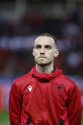 Mario Mitaj of Albania during the friendly football match between the national team, Nationalteam of Albania and and Chile, on 23 March 2023 at Ennio Tardini Stadium in Parma, Italy. Photo Nderim KACELI  Copyright: xNderimxKaceli IPAxSportx xipa-agx xx IPA_44603965 IPA_Agency_IPA44603965