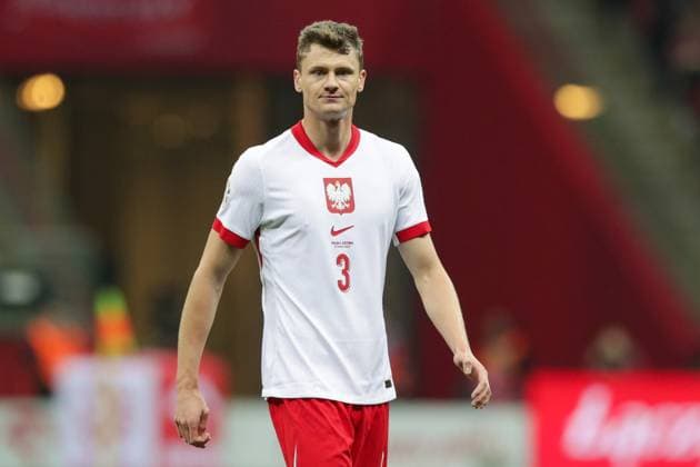 March 21, 2024, Warsaw, Poland: Pawel Dawidowicz of Poland seen during the European Championship, EM, Europameisterschaft 2024-Qualifying round (play -off) Match between Poland and Estonia at PGE Narodowy (Warsaw)-Poland. Final score; Poland 5:1 Estonia. Warsaw Poland - ZUMAs197 20240321_aaa_s197_524 Copyright: xGrzegorzxWajdax
