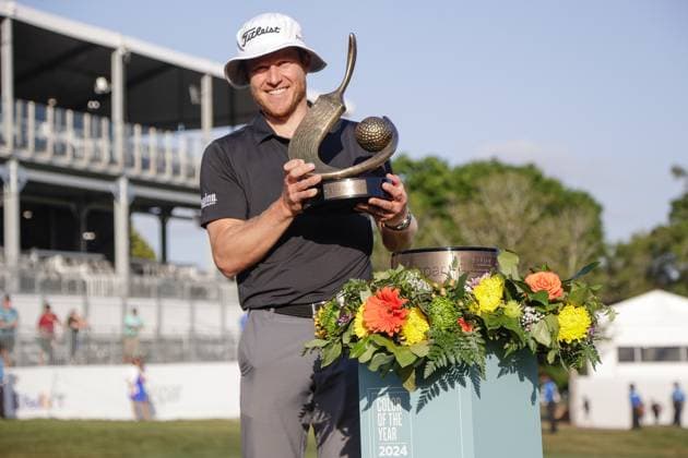 March 24, 2024, Palm Harbor, Florida, USA: Peter Malnati celebrates after winning the Valspar Championship golf tournament on Sunday, March 24, 2024 in Palm Harbor. Palm Harbor USA - ZUMAs70_ 0442115141st Copyright: xLuisxSantanax