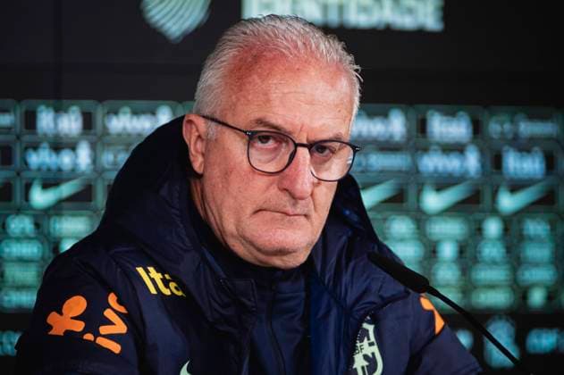 Football friendly match Brazil vs Spain: Brazil press conference, PK, Pressekonferenz Dorival Junior, head coach of Brazil, speaks during the press conference the day before the friendly football match among the national teams of Spain and Brazil at Ciudad Real Madrid in Valdebebas, Madrid. Valdebebas Ciudad Real Madrid Madrid Spain Copyright: xAlbertoxGardinx 20240325_football_Brasil_training_and_conference_18