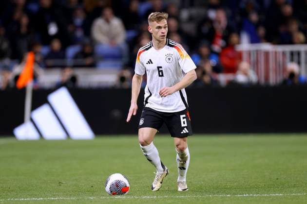 KIMMICH Joshua Team Deutschland Laenderspiel Frankreich - Deutschland 0 : 2 am 23. 03. 2024 in Lyon DFL REGULATIONS PROHIBIT ANY USE OF PHOTOGRAPHS as IMAGE SEQUENCES and or QUASI-VIDEO Copyright: xLacixPerenyix