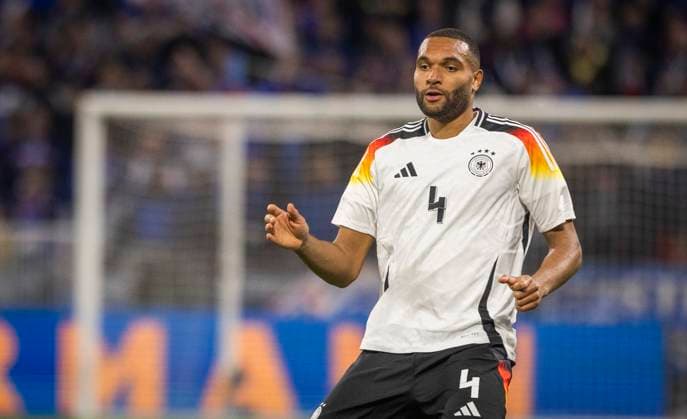 Lyon, France. 23rd Mar 2024. Jonathan Tah (Deutschland) Frankreich - Deutschland France - Germany 23.03.2024