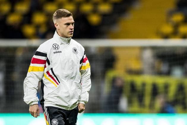 UEFA Freundschaftsspiel: Deutschland - Niederlande; 26.03.2024 Joshua Kimmich (Deutschland, 6) während der Platzbegehung UEFA Freundschaftsspiel: Deutschland - Niederlande, Frankfurt, Deutsche Bank Park am 26.03.2024 Copyright: xBEAUTIFULxSPORTS Wunderlx