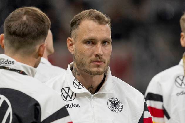 UEFA Freundschaftsspiel: Deutschland - Niederlande; 26.03.2024 David Raum (Deutschland, 3), Deutschland - Niederlande, Frankfurt, Deutsche Bank Park, 26.3.2024 Copyright: xBEAUTIFULxSPORTS Gawlikx