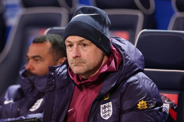 England manager Lee Carsley England U21, U 21 v Luxembourg U21, UEFA U21 European Championship, EM, Europameisterschaft 2023 Qualifying, Group F, Football, Toughsheet Community Stadium, Bolton, UK - 26 Mar 2024 EDITORIAL USE ONLY No use with unauthorised audio, video, data, fixture lists, club league logos or live services. Online in-match use limited to 120 images, no video emulation. No use in betting, games or single club league player publications.  Copyright: xPaulxCurrie Shutterstockx 14400423z
