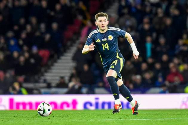 Scotland v Northern Ireland International Friendly, Länderspiel, Nationalmannschaft Billy Gilmour of Scotland during the International Friendly match at Hampden Park, Glasgow Copyright: xJamiexJohnstonx FIL-19888-0079 UK Newspapers OUT