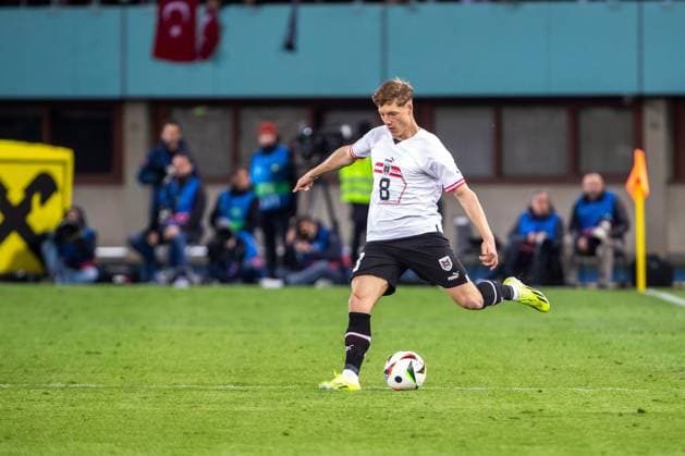 SOCCER - AUT vs TUR, test match VIENNA,AUSTRIA,26.MAR.24 - SOCCER - OEFB International Friendly, Länderspiel, Nationalmannschaft match, Austria vs Turkey. Image shows Alexander Prass (AUT).  GEPAxpictures xPhilippxBrem