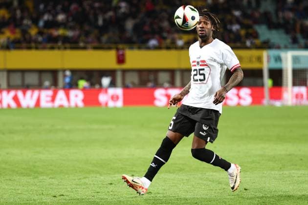 SOCCER - AUT vs TUR, test match VIENNA,AUSTRIA,26.MAR.24 - SOCCER - OEFB International Friendly, Länderspiel, Nationalmannschaft match, Austria vs Turkey. Image shows Muhammed Cham (AUT).  GEPAxpictures xArminxRauthner