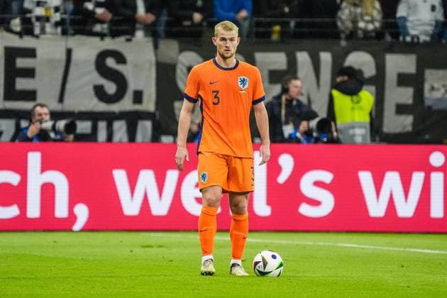 Matthijs de Ligt (Niederlande, Netherlands) - Frankfurt 26.03.2024: Deutschland vs. Niederlande, Deutsche Bank Park Frankfurt, Freundschaftsspiel