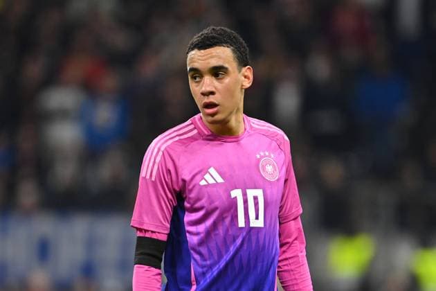 Jamal MUSIALA (GER), Aktion,Einzelbild,angeschnittenes Einzelmotiv,Halbfigur,halbe Figur. Fussball Laenderspiel Deutschland (GER) - Niederlande (NED) 2-1, am 26.03.2024, DEUTSCHE BANK PARK Frankfurt.