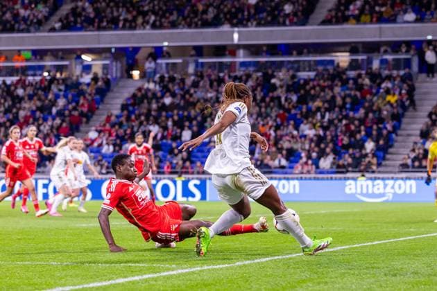 Lyon, France Kadidiatou Diani (11 Olympique Lyonnais) in action during the UEFA Womens Champions League game between Olympique Lyonnais and SL Benfica at Groupama Stadium in Lyon, France. (Pauline Figuet SPP) Copyright: xPaulinexFiguetx xSPPx spp-en-PaFiSp-PF_OLvSLB580