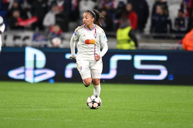Selma Bacha (lyon) FOOTBALL: Olympique Lyonnais FÃ minines vs Benfica Lisbonne - 1 4 de finale Ligue des Champions FÃ minine - 27 03 2024 FredericChambert Panoramic 