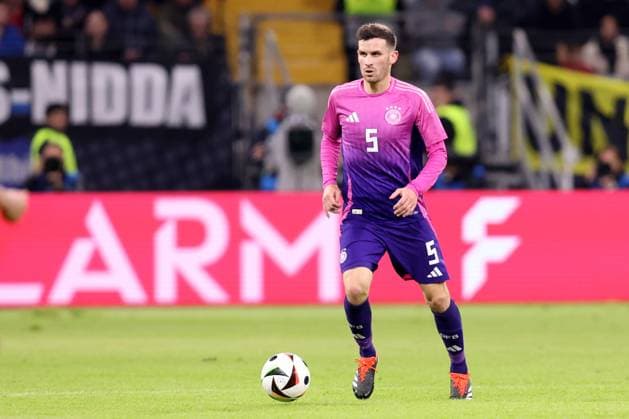 2024-03-26 Germany v Netherlands - International Friendly, Länderspiel, Nationalmannschaft FRANKFURT, GERMANY - MARCH 26: Pascal Groß of Germany during the International Friendly match between Germany and Netherlands at Deutsche Bank Park on March 26, 2024 in Frankfurt, Germany. (Photo by Peter Lous BSR Agency) Frankfurt Germany Content not available for redistribution in The Netherlands directly or indirectly through any third parties. Copyright: xBSRxAgencyx