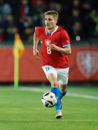 Michal Sadilek (CZE) in action during the friendly soccer match Czechia vs Armenia in Prague, Czech Republic, March 26, 2024. (CTKxPhoto PavelxLebeda) CTKPhotoF202403280004701  CTKPhotoF202403280004701