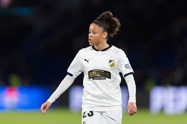 Fußball, CL Frauen, Paris St. Germain - BK Häcken 240328 Felicia Schröder of Häcken during the UEFA Women s Champions League football match quarterfinal two between Paris Saint Germain and Häcken on March 28, 2024 in Paris. Photo: Michael Erichsen BILDBYRAN COP 89 MI0635 fotboll football soccer fotball champions league kvartsfinal quarterfinal quarterfinals paris saint germain häcken dam bbeng bbauto Copyright: MICHAELxERICHSEN BB240328MI078