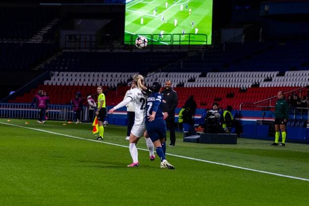 Paris, France Sakina Karchaoui (7 PSG) in action during the UEFA Womens Champions League game between Paris Saint-Germain and BK Hacken at Parc des Princes in Paris, France. (Pauline FIGUET SPP) Copyright: xPaulinexFIGUETx xSPPx spp-en-PaFiSp-PF_PSGvBKH620