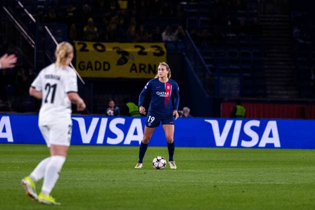 Paris, France Eva Gating (19 PSG) in action during the UEFA Womens Champions League game between Paris Saint-Germain and BK Hacken at Parc des Princes in Paris, France. (Pauline FIGUET SPP) Copyright: xPaulinexFIGUETx xSPPx spp-en-PaFiSp-PF_PSGvBKH627
