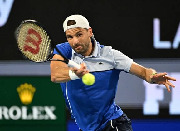 Carlos Alcaraz Vs Grigor Dimitrov during men s quarter finals at The Miami Open at Hard Rock Stadium Featuring: Grigor Dimitrov Where: Miami Gardens, Florida, United States When: 28 Mar 2024 Credit: Robert Bell INSTARimages EDITORIAL USE ONLY. RESTRICTED TO NEWSPAPERS BASED IN THE UK Copyright: xLarryxMaranox instar53606214