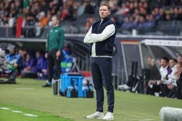 Testspiel: Deutschland - Niederlande am 26.03.2024 im Deutsche Bank Park in Frankfurt Bundestrainer Julian Nagelsmann (Deutschland) hat die Arme verschränkt