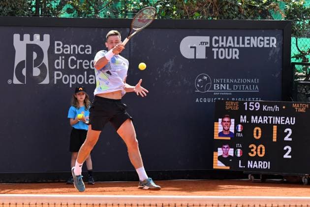 VenerdÃ¬ 29 Marzo 2024 Quarti di finale Napoli Tennis Cup 2024 Nella foto: Matteo Martineau Copyright: xAndreaxRositox DSC_6809