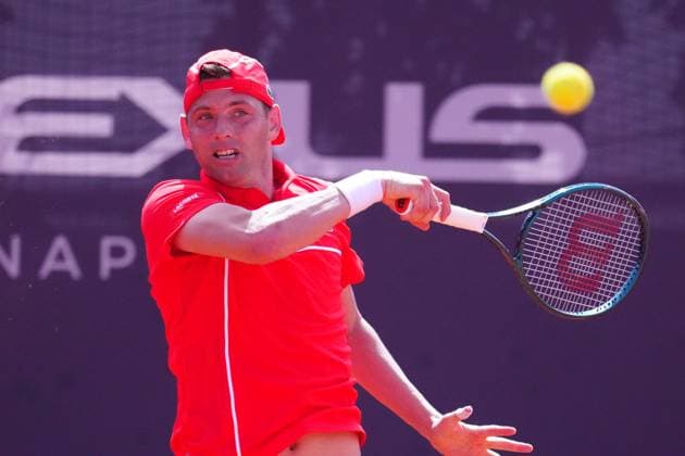 Fryday 29 March 2024 Challenger tour Napoli Tennis Cup 2024 Nella foto: Filip KRAJINOVIC Copyright: xFOTOAGENZIAx