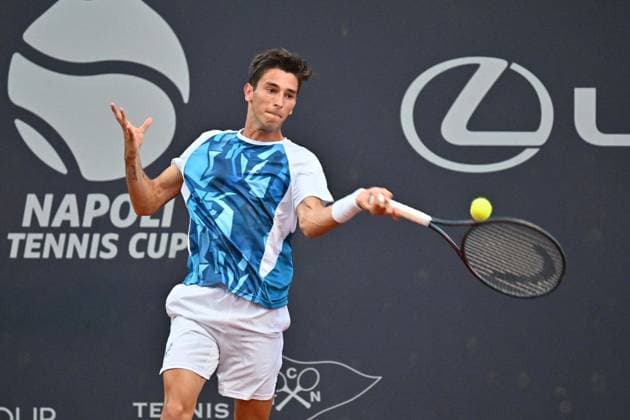 Foto IPP Felice De Martino Napoli 29 03 2024 Challenger Tour Napoli Tennis Cup Nella foto: Matteo Gigante Italy Photo Press World Copyright Napoli italy Italia ITALY  Copyright: xR4924_italyphotopressx