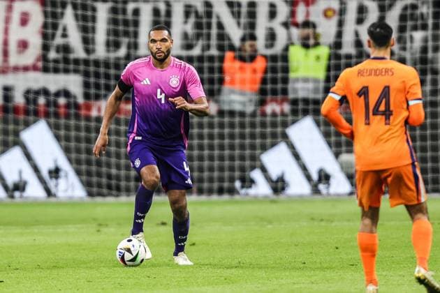 Fussball, Nationalmannschaft Saison 2023 24 UEFA Länderspiel Deutschland - Niederlande 26.03.2024, Deutsche Bank Park Jonathan Tah (Deutschland, 4) Freisteller Deutsche Bank Park DFB Campus Hessen Deutschland