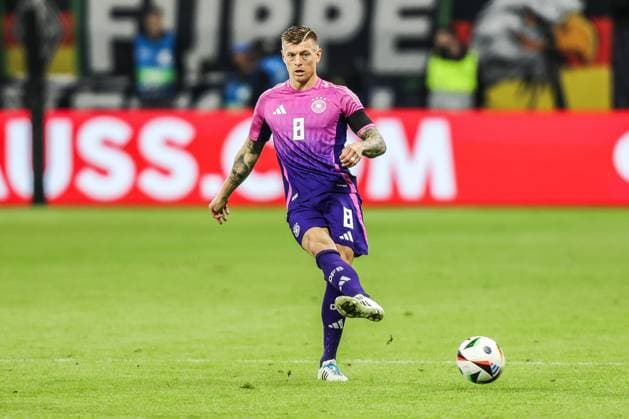 Fussball, Nationalmannschaft Saison 2023 24 UEFA Länderspiel Deutschland - Niederlande 26.03.2024, Deutsche Bank Park Toni Kroos (Deutschland, 8) Deutsche Bank Park DFB Campus Hessen Deutschland