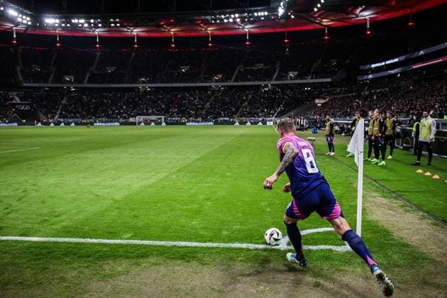 Fussball, Nationalmannschaft Saison 2023 24 UEFA Länderspiel Deutschland - Niederlande 26.03.2024, Deutsche Bank Park Toni Kroos (Deutschland, 8) Deutsche Bank Park DFB Campus Hessen Deutschland