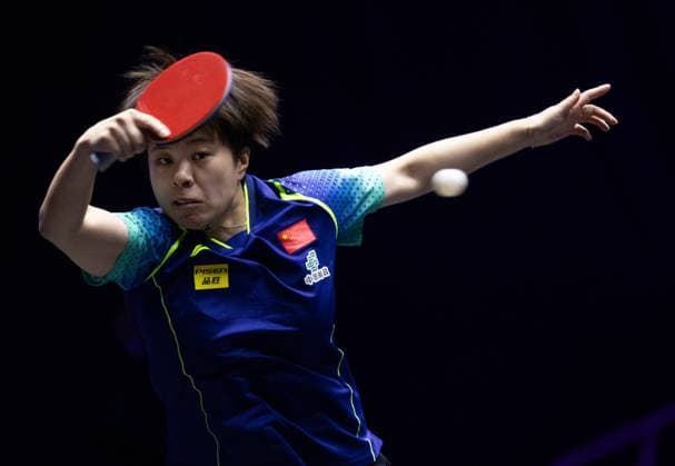 Sport Themen der Woche KW13 Sport Bilder des Tages (240330) -- INCHEON, March 30, 2024 -- Wang Yidi of China hits a return during the women s singles quarterfinal match between Wang Yidi of China and Sofia Polcanova of Austria at the WTT Champions Incheon 2024 at Inspire Arena in Incheon, South Korea, March 30, 2024. (Photo by Xinhua) (SP)SOUTH KOREA-INCHEON Table tennis, Tischtennis WTT CHAMPIONS-WOMEN S SINGLES JunxHyosang 