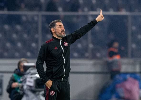 Fussball, Herren, Saison 2023 2024, 2. Bundesliga (27. Spieltag), Hertha BSC - 1. FC Nürnberg, Trainer Cristian Fiel (1. FC Nürnberg), 30.03. 2024,
