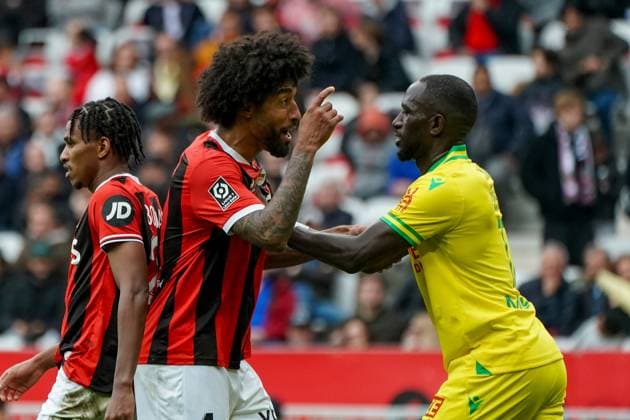 Dante (OGC Nice) - Moussa Sissoko (FC Nantes) FOOTBALL : OGC Nice vs FC Nantes- Ligue 1 Uber Eats - Nice - 31 03 2024 NorbertScanella Panoramic 