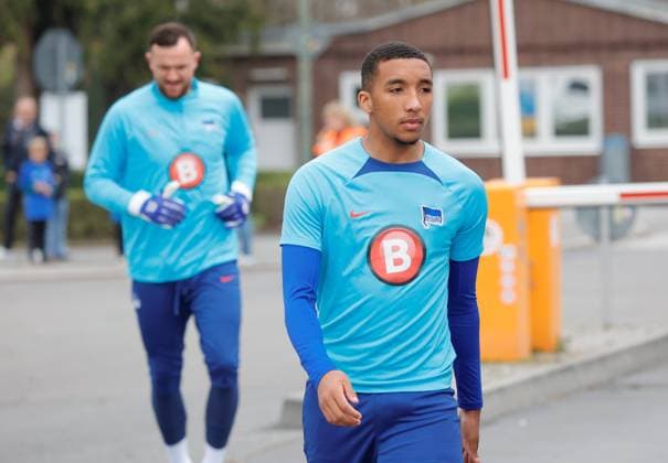 Deutschland, Berlin, Sportpark, GER, 2.FBL, Hertha BSC, Saison 2023 24, Training, Foto:Bradley Ibrahim