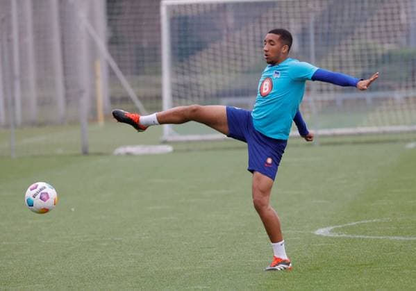 Deutschland, Berlin, Sportpark, GER, 2.FBL, Hertha BSC, Saison 2023 24, Training, Foto:Bradley Ibrahim