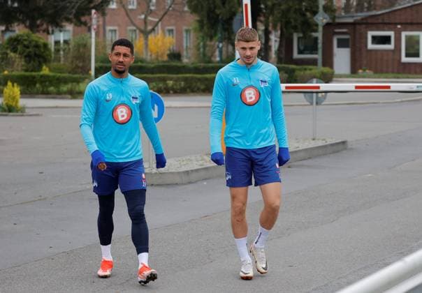 Deutschland, Berlin, Sportpark, GER, 2.FBL, Hertha BSC, Saison 2023 24, Training, Foto:Jeremy Dudziak, Márton Dárdai