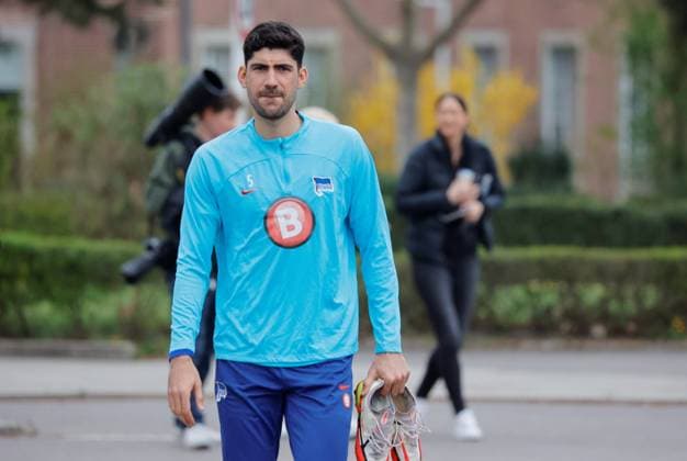 Deutschland, Berlin, Sportpark, GER, 2.FBL, Hertha BSC, Saison 2023 24, Training, Foto:Andreas Bouchalakis