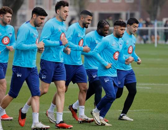 Sport Bilder des Tages Deutschland, Berlin, Sportpark, GER, 2.FBL, Hertha BSC, Saison 2023 24, Training