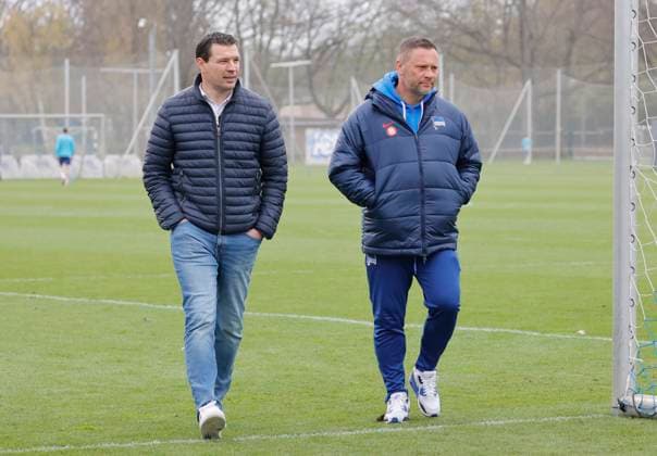 Deutschland, Berlin, Sportpark, GER, 2.FBL, Hertha BSC, Saison 2023 24, Training, Foto: Benjamin Weber, Sportdirektor, Pál Dárdai, Trainer