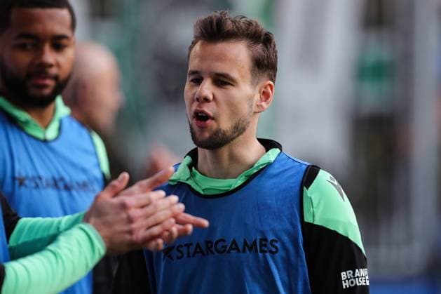 Louis Schaub (Hannover 96,11) - 2. Fußball Bundesliga Saison 2023-2024 1. FC Magdeburg vs. Hannover 96 in der MDCC Arena in Magdeburg - Fußball,Mann,Männer,Deutschland,31.03.2024