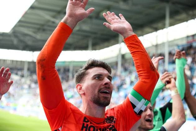 Torwart Ron Robert Zieler (Hannover 96,1) - 2. Fußball Bundesliga Saison 2023-2024 1. FC Magdeburg vs. Hannover 96 in der MDCC Arena in Magdeburg - Einzelbild,Aktion,Fußball,Mann,Männer,Deutschland,31.03.2024