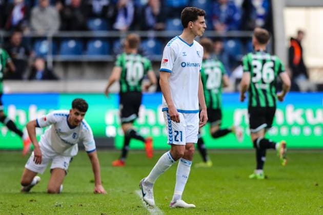 Tobias Müller (1. FC Magdeburg,21) - 2. Fußball Bundesliga Saison 2023-2024 1. FC Magdeburg vs. Hannover 96 in der MDCC Arena in Magdeburg - Aktion,Fußball,Mann,Männer,Deutschland,31.03.2024