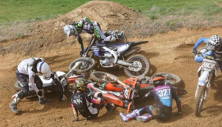 Bilder des Jahres 2024, Sport 04 April Sport Themen der Woche KW14 Sport Bilder des Tages MOTOCROSS - MX Open Paldau PALDAU,AUSTRIA,01.APR.24 - MOTORSPORTS, MOTORCYCLE, MOTOCROSS - MX 2. Image shows .  GEPAxpictures xWolfgangxGrebien