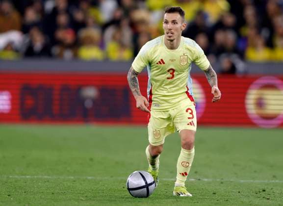 Spain v Colombia - International Friendly, Länderspiel, Nationalmannschaft Alex Grimaldo of Spain on the ball during the international friendly match between Spain and Colombia at London Stadium on March 22, 2024 in London, England. London London Stadium England United Kingdom Copyright: xNigelxFrench Sportsphoto APLx 13970949