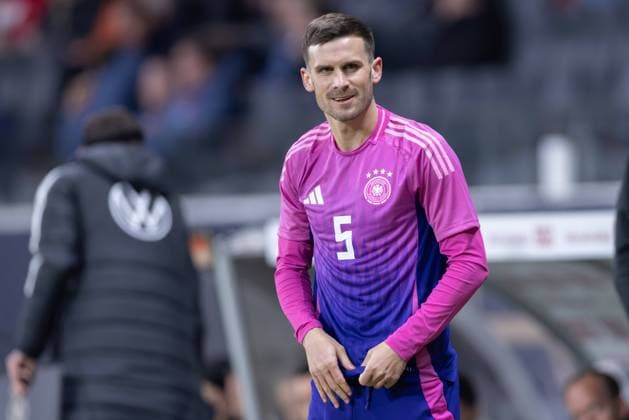 Deutschland - Niederlande, Testspiel Pascal Groß (Deutschland, 5). Fußball-Länderspiel zwischen Deutschland und der Niederlande am 26. März 2024 im Deutsche Bank Park in Frankfurt am Main., Frankfurt am Main Hessen Deutschland Deutsche Bank Park