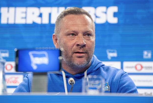 Fussball, Herren, Saison 2023 2024, 2. Bundesliga, Hertha BSC, Trainer Pal Dardai (Hertha BSC), 03.04. 2024,