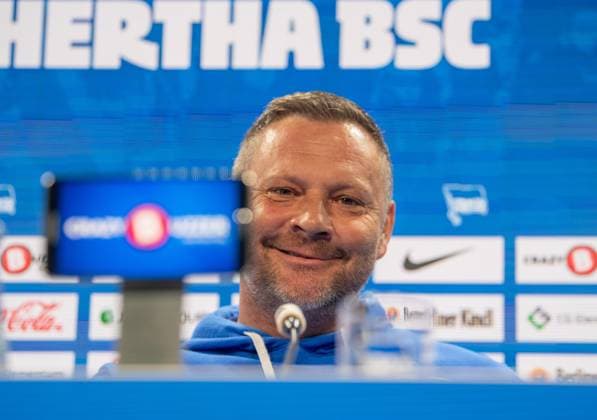 Fussball, Herren, Saison 2023 2024, 2. Bundesliga, Hertha BSC, Trainer Pal Dardai (Hertha BSC), 03.04. 2024,
