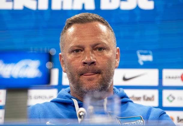 Fussball, Herren, Saison 2023 2024, 2. Bundesliga, Hertha BSC, Trainer Pal Dardai (Hertha BSC), 03.04. 2024,