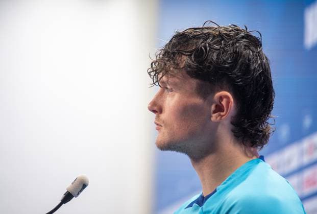 Fussball, Herren, Saison 2023 2024, 2. Bundesliga, Hertha BSC, Fabian Reese (Hertha BSC), 03.04. 2024,