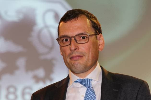 München, Deutschland 12. Juli 2015: Fussball, Herren,TSV 1860 München, Mitgliederversammlung, Zenith Karl-Christian Bay, Kopf, Portrait, Vorsitzender des Verwaltungsrats, TSV 1860 München
